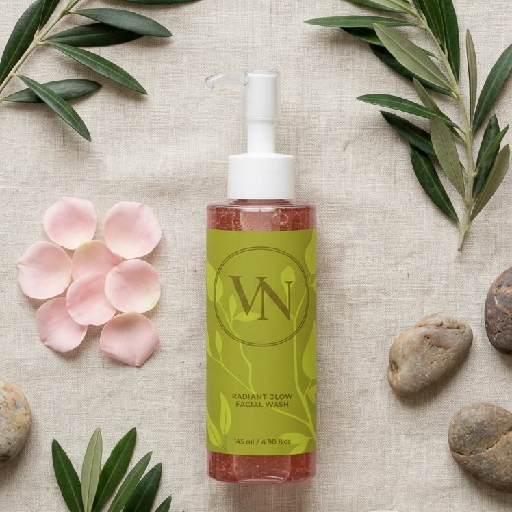 VERA NOAH Radiant Glow Facial Wash – Gentle Brightening Face Wash for Sensitive Skin