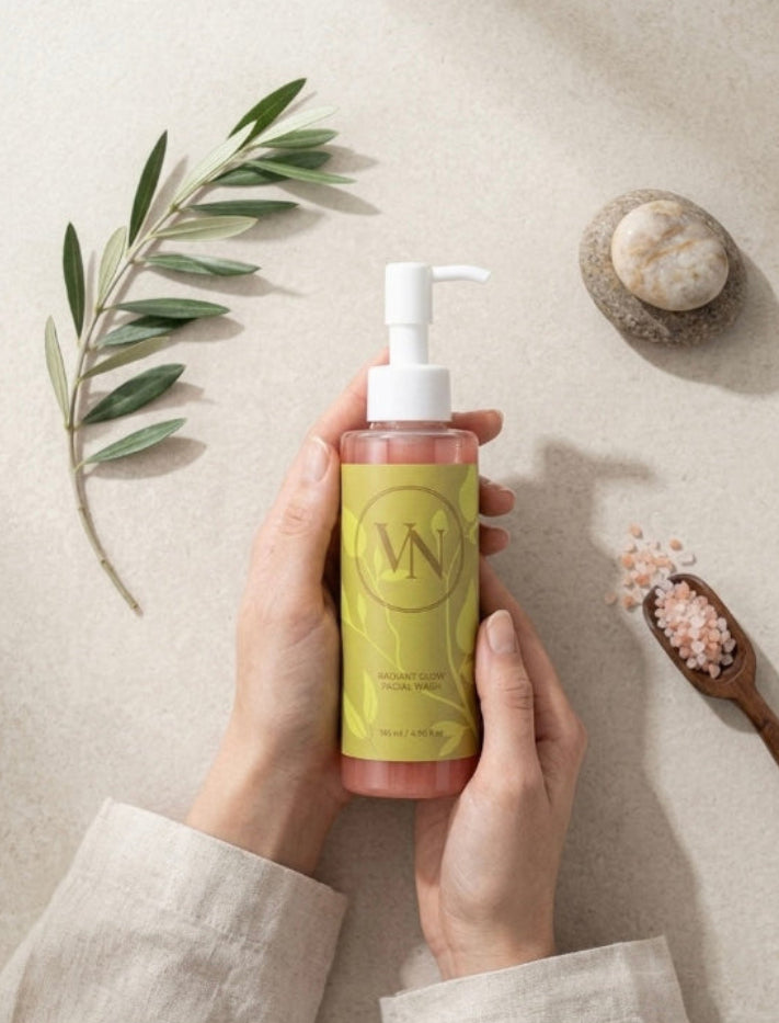 VERA NOAH Radiant Glow Facial Wash – Gentle Brightening Face Wash for Sensitive Skin