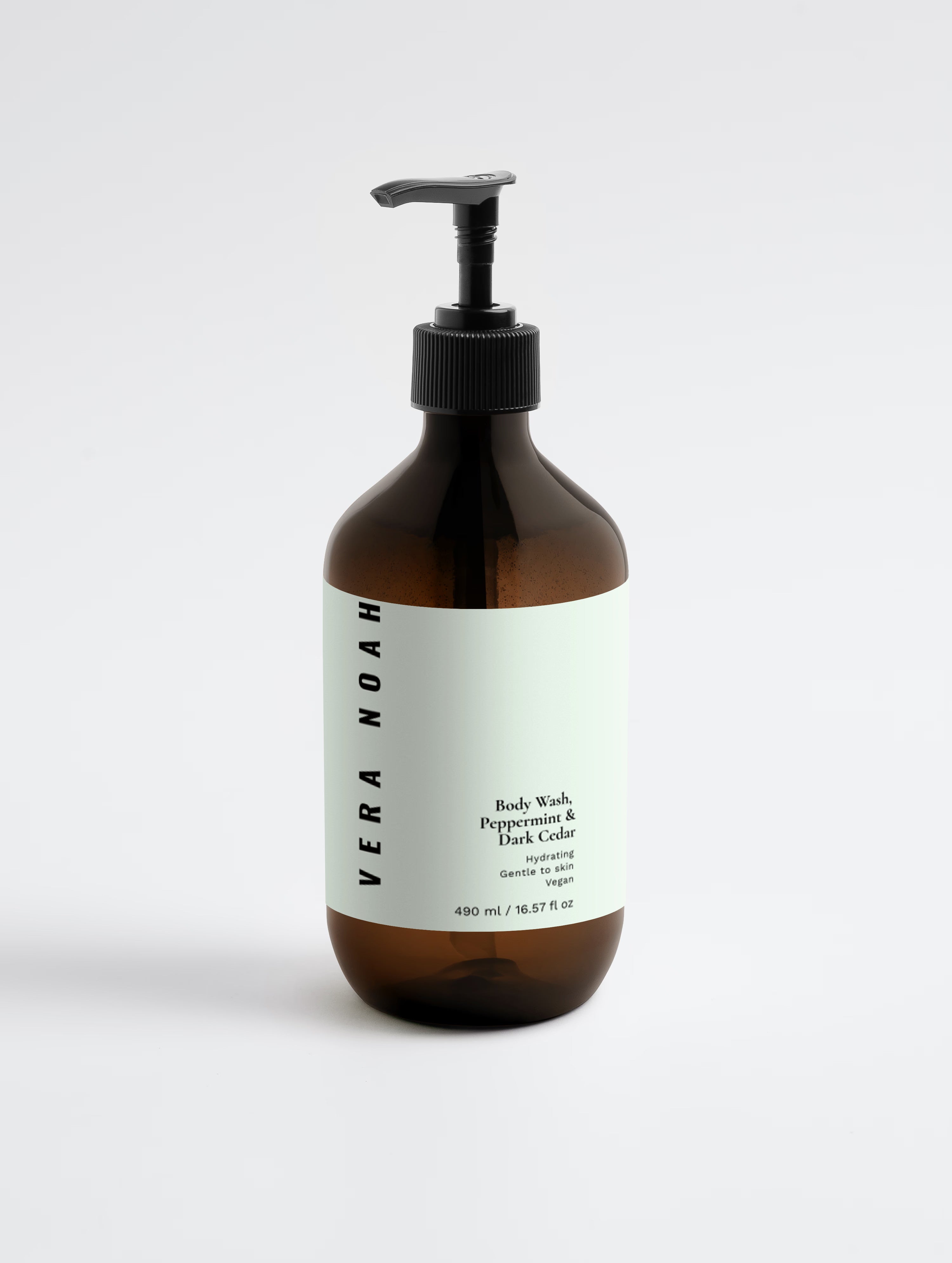 Body Wash, Peppermint & Dark Cedar