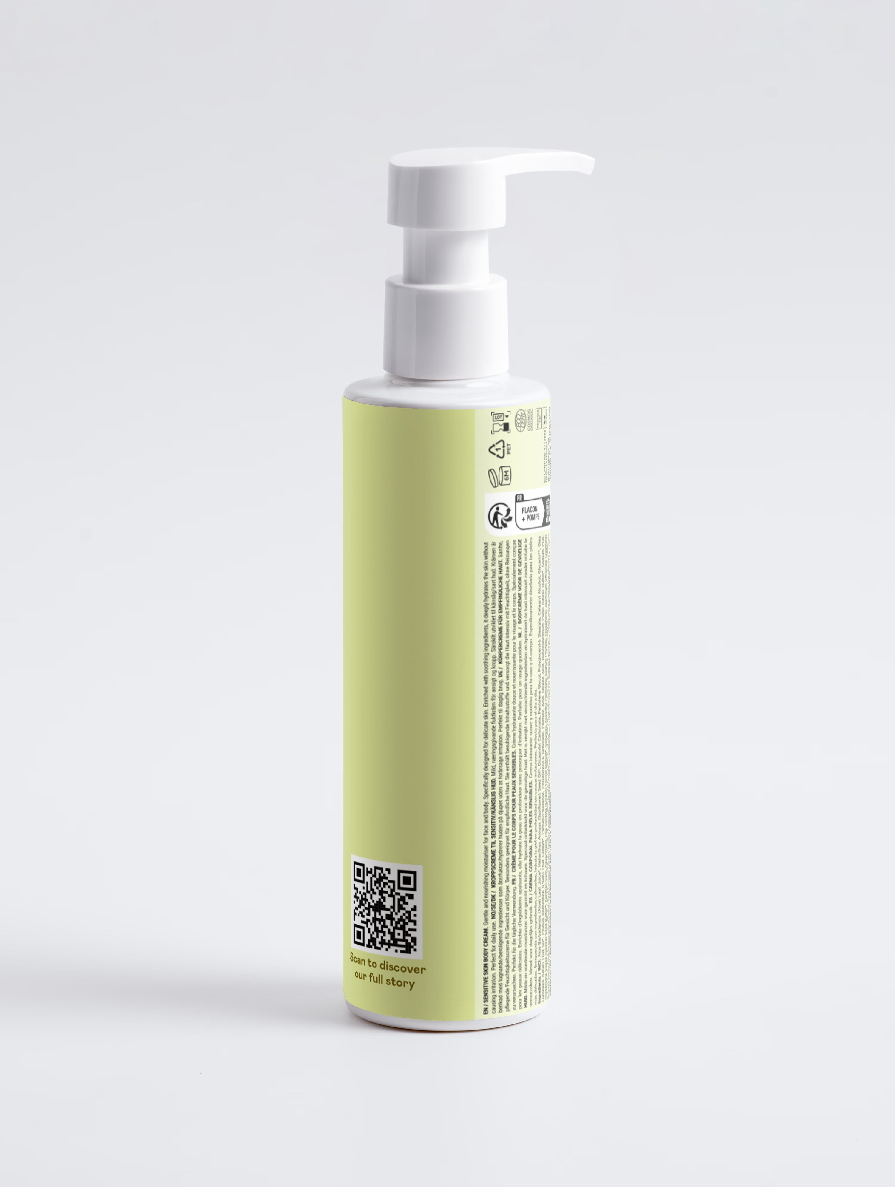 Crema Corporal para Piel Sensible