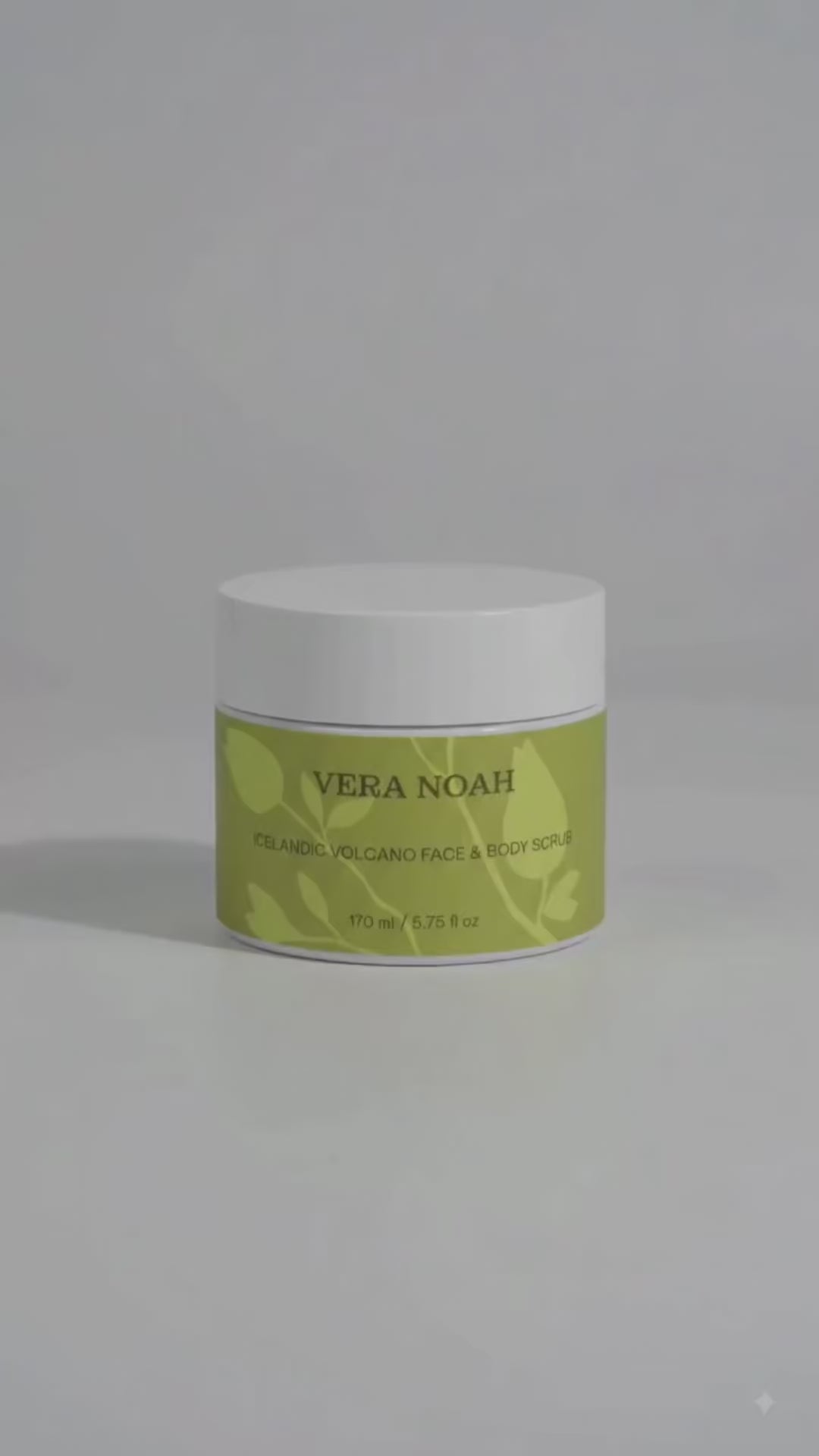 VERA NOAH Icelandic Volcano Face & Body Scrub – Gentle Exfoliating Polish for All Skin Types